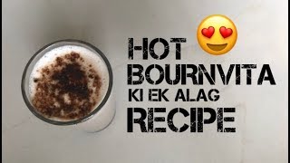 Hot Bournvita simple recipe  हॉट बौर्नविटा बनाने का सबसे आसान तरिका [upl. by Aramen]