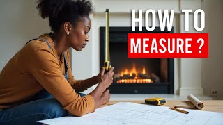 How To Measure For Electric Fireplace Insert [upl. by Mackay513]