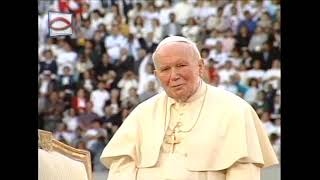 IV Visita de San Juan Pablo II a México en 1999 Encuentro en el Estadio Azteca 25011999 [upl. by Adala]