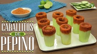 ¿Cómo preparar Caballitos de Pepino  Cocina Fresca [upl. by Winebaum428]