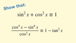 Intro to Trigonometric Identities  part 1 [upl. by Nwahsaj710]