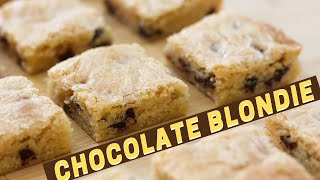 Chocolate Blondies Recipe  How to Make Blondies [upl. by Lisbeth]