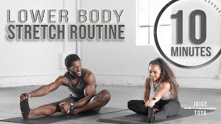 10 Minute Lower Body Stretch Routine For Tight Hamstrings amp Hip Flexors [upl. by Jeffcott439]