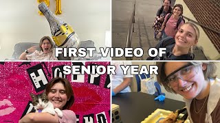 Life UpdateFirst Video of Senior YearPre Medical Student [upl. by Adnima]