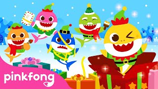 🧝‍♂️Les Elfes de la Famille Requin  Chansons Noël  Pinkfong Baby Shark Chansons pour Enfants [upl. by Magnus]