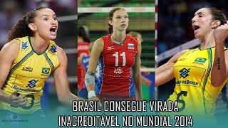 Brasil consegue virada inacreditável no Mundial 2014 contra a Rússia [upl. by Adnahcal714]