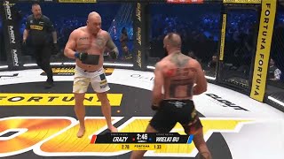 CLOUT MMA 4 Wielki Bu VS Dawid Załęcki Cała Walka [upl. by Etom]