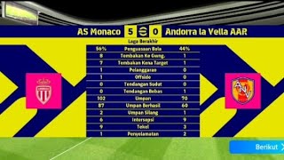 AS MONACO VS ANDORRA  EFOOTBALL 2024 [upl. by Sileas]