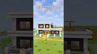 quotMODERN HOUSE MINECRAFTquot 🏠 shorts [upl. by Htebazil]