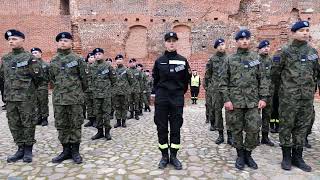 Ślubowanie Kadetów Klas I Szkoły Technicznej im Gen Władysława Andersa BZDZ w Ciechanowie [upl. by Woodberry]