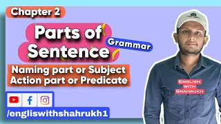 Parts of sentence  Chapter 2  grammar english education noun tense tiger lion [upl. by Janie]