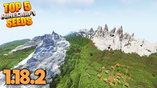 Top 5 AWESOME SEEDS for Minecraft 1182 Best Minecraft 1182 Seeds [upl. by Eicyaj230]