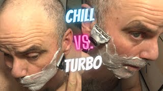 Gillette Mach 3 Turbo Razor Vs Gillette ProGlide Chill Razor [upl. by Lleret]