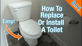 Replace A Toilet Complete StepbyStep Guide [upl. by Eannaj]