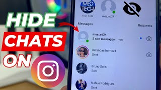 How to hide instagram chat without deleting 2024 [upl. by Delle]