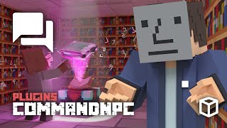 How to Install and Use the CommandNPC Plugin On Your Minecraft Server [upl. by Retnuh]