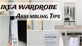 IKEA Wardrobe  2 Door Kleppstad Assembling  Step by Step guide  IKEA Birmingham [upl. by Bohon]