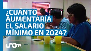 ¿Cuánto aumentaría el salario mínimo en 2024 y cuánto ganarían los trabajadores [upl. by Adnowat438]