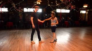 Howto Beginning Lindy Hop Footwork and Basic Breakdown [upl. by Niveb]