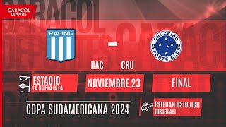 🔴 EN VIVO  Racing Vs Cruzeiro  Final de la Copa Sudamericana por el Fenómeno del Fútbol [upl. by Enyaj52]