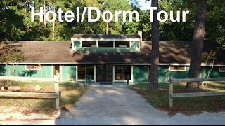 HotelDorm Tour John Saunders Group House on Trinity Pines in Trinity TX [upl. by Araf]