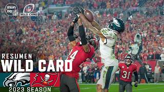 Philadelphia Eagles vs Tampa Bay Buccaneers  NFL Playoffs  Resumen NFL en español  NFL Highlights [upl. by Barthel]