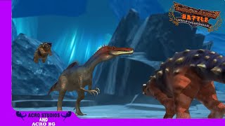 Dinosaurs Rampage Battles s1 GB1 acrostudios acrocanthosaurus2013 pong1977 dinosaursbattle trex [upl. by Walczak]