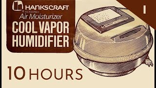 10 HOURS Old unbalanced Hankscraft humidifier Noise ORIGINAL  ASMR  Sleep  Black Screen [upl. by Mallis]