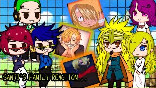 🔥 VINSMOKE FAMILY REACT TO SANJI AND STRAWHATS 🔥PART 1GACHA REACTION [upl. by Whiting]