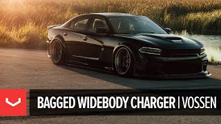 Dodge Charger Scat Pack Widebody on Air and Vossen Forged [upl. by Edmunda588]