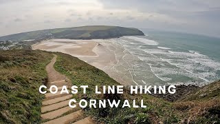 MINI HIKE  BEDRUTHAN STEPS amp CORNISH COAST [upl. by Asusej]