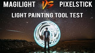 Light painting tools war PixelStick Vs Magilight [upl. by Warchaw]