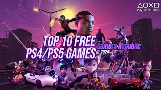 TOP 10 FREE TO PLAY GAMES IN 2024 PS4PS5 [upl. by Hance]