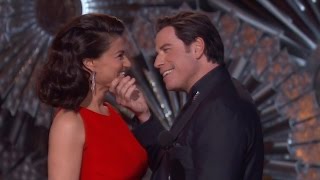 2015 Oscars Best Moments  Idina Menzel vs John Travolta and More  hollywood [upl. by Gamber924]