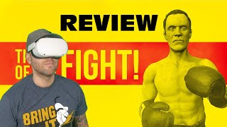 VR Best boxing game Thrill of the fight review and tour on Oculus Meta Quest 2 [upl. by Doelling]