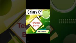 Tehsildar Salary in Punjab Rajasthan mp Pakistan tehsildar tahsildarsalary [upl. by Countess632]