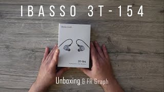 iBASSO 3T154 Unboxing amp FR Graph  154mm Dynamic Driver [upl. by Saiasi]