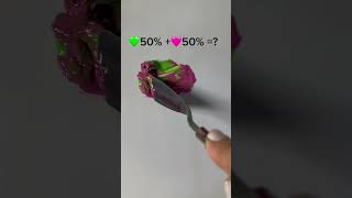 Next greenheart pinkheart colors mixing relaxing satisfying trending short drawing asmr [upl. by Nayk396]