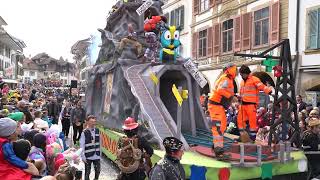 Fastnacht Murten Grosser Umzug 2024 Video [upl. by Rraval]