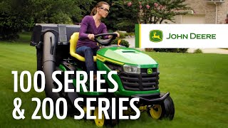 John Deere 100 and 200 Series Lawn Tractors – Model Year 2021 [upl. by Irodim]