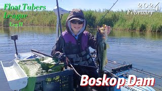 Catching Fish on Topwater Boskop Dam leg 2 Float Tubers Leage [upl. by Atiniuq]