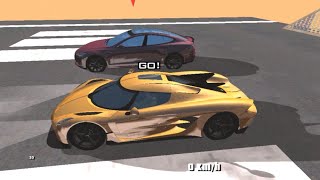 Koenigsegg Jesko Absolut Vs Tesla Plaid Drag Race [upl. by Girhiny]