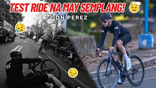 TEST RIDE NA MAY SEMPLANG 😟 Ion Perez [upl. by Griggs]