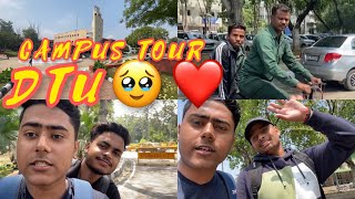 DTU Campus tour❤️  By DTU students DTU [upl. by Enimzzaj]