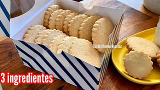 Con 3 INGREDIENTES que ya tienes en tu cocina Galletas de mantequilla 🧈 😋 [upl. by Simson]