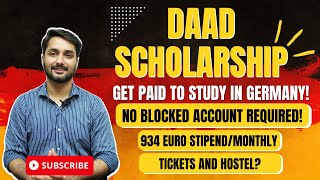 DAAD Scholarships For International Students  Get Paid To Study In Germany And Get Settled [upl. by Thurlough]