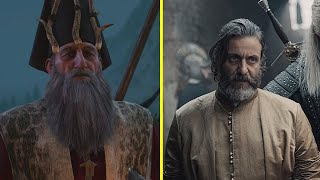 The Witcher  Books vs Game vs Netflix TV Series Characters Look Comparison [upl. by Sosthena]