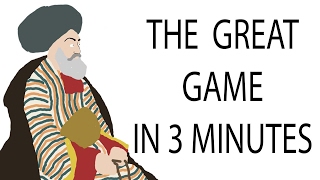 The Great Game  3 Minute History [upl. by Nwahsyd323]