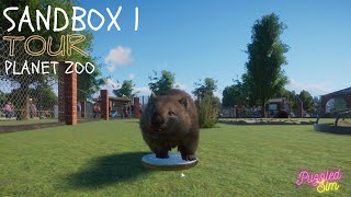 Planet Zoo Sandbox Tour 1 planetzoo planetzoogame [upl. by Anafetse]