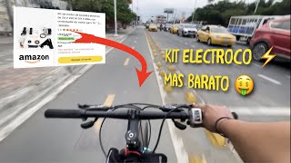 Kit Eléctrico para Bicicleta mas Barato de Amazon 😱 Motor de 24V 250W ⚡ [upl. by Eillah]